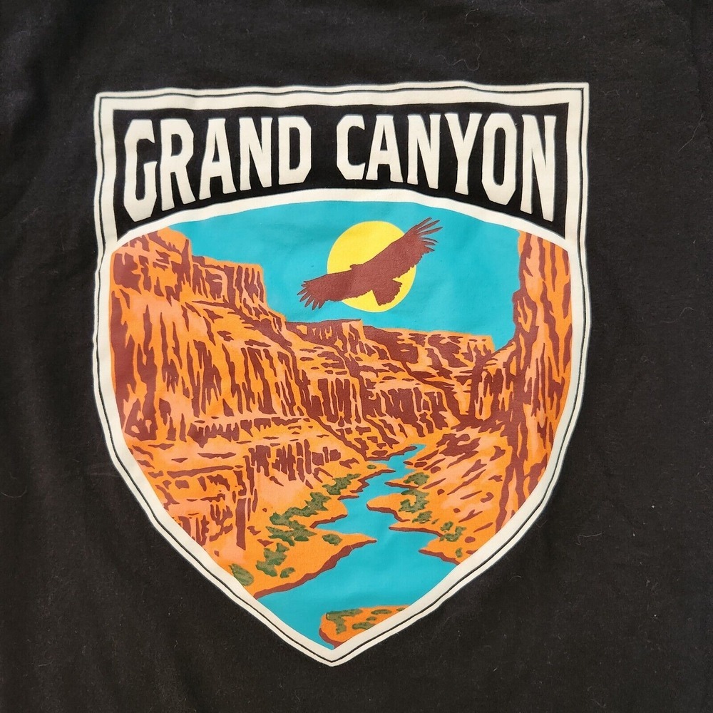 Grand Canyon National Park Nature Men's Short Sleeve Graphic Crew T Shirt Small